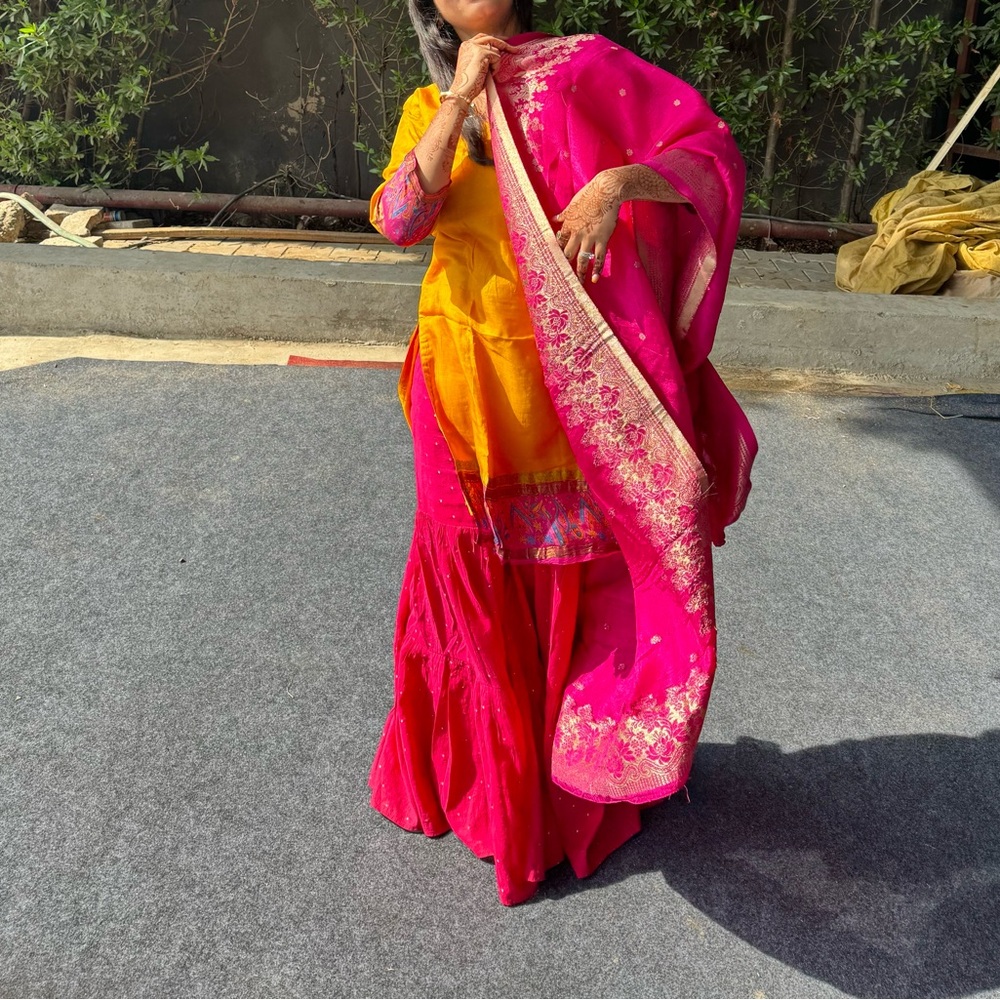 Pure 100% banarasi silk dupatta